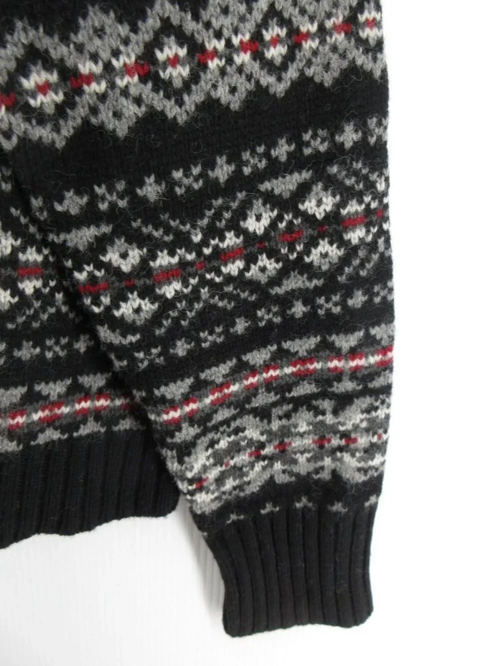 VINTAGE Polo Ralph Lauren Sweater XL Lambswool Fair Isle Nordic Chunky